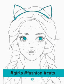 #girls#fashion#cats: un album da colorare di moda (edizione ucraina)