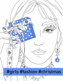#girls#fashion#christmas: un album da colorare di moda (edizione ucraina)