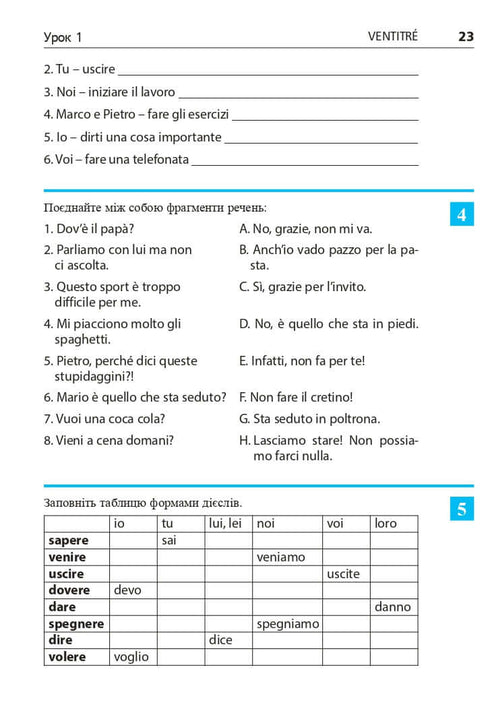 L'italien en 4 semaines. Cours intensif d'italien avec application audio électronique. Niveau 2