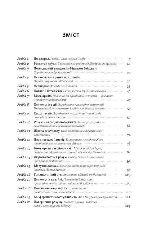 Kurze Geschichte der Psychologie