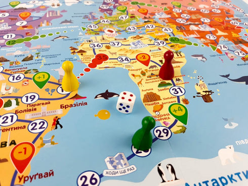 Traveling the World. Board Game