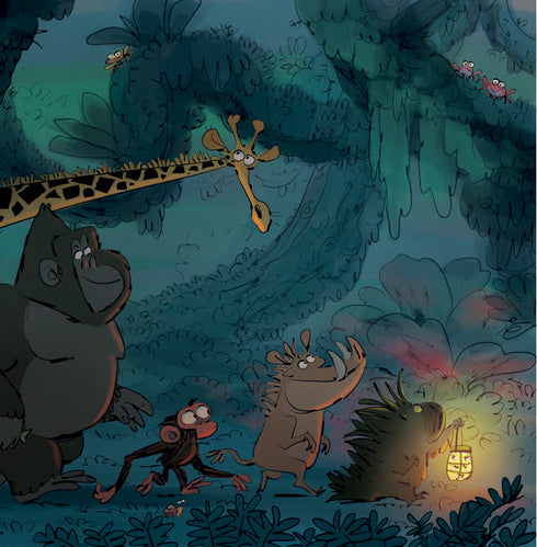 Düsteres Äffchen. Hab keine Angst