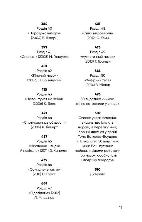 Психологія. 50 видатних книг