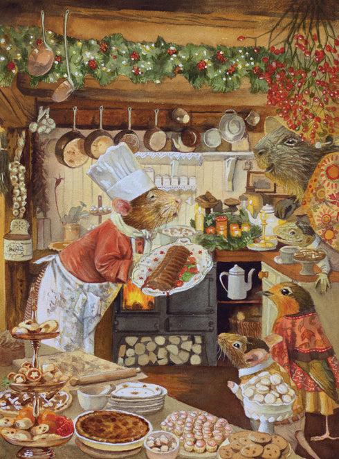 Noël dans la Clairière Forestière