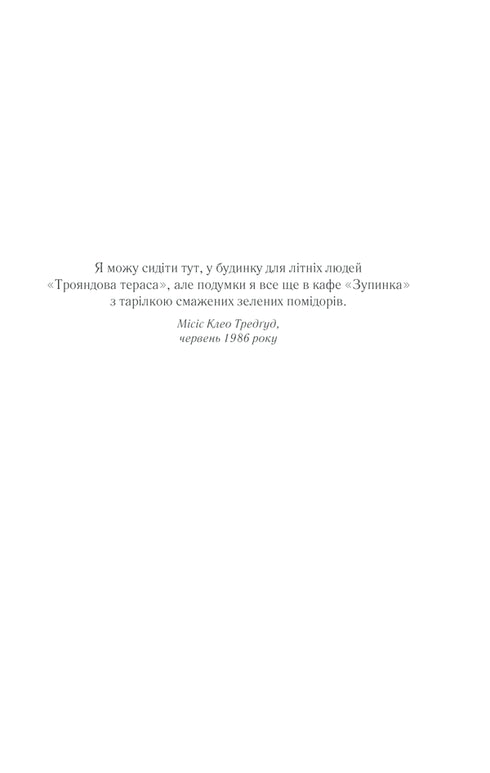 Pomodori verdi fritti nel caffè "Zupinka"