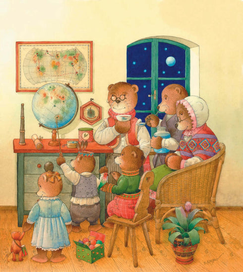 Vèdmedrivka. Le grand voyage de Noël de la famille d'ours autour du monde.