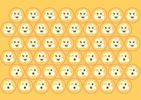 Pop-corn joyeux avec des lettres - 9789667507619