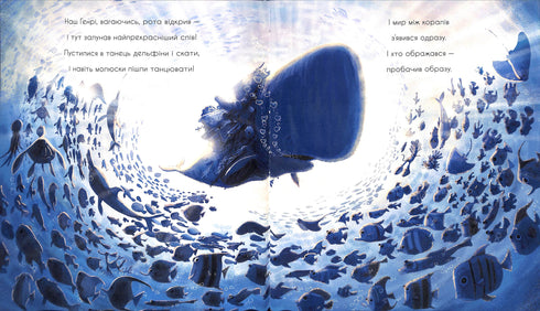 Sur le cachalot, qui a toujours envie de tout ramasser.