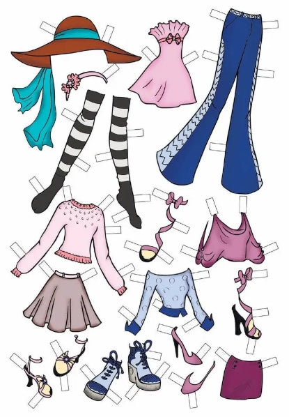 bambola da vestire (rosa)