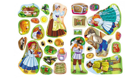 Казки з наліпками. Червона шапочка