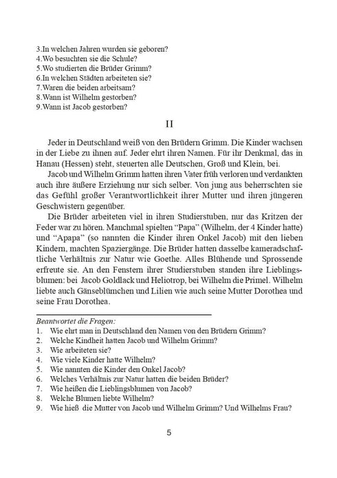 Die Märchen der Brüder Grimm. 43 Texte und Aufgaben für Lesen, Hören und mündliche Kommunikation. Klassen 5-12