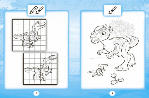 LEGO® Jurassic World™ Amuse-toi et dessine. Livre d'autocollants
