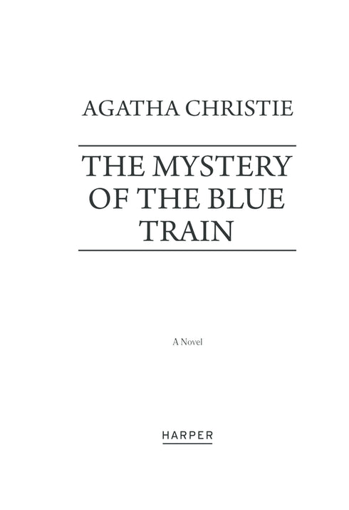 L'énigme du train bleu. Le légendaire Poirot