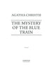 L'énigme du train bleu. Le légendaire Poirot