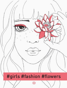 #girls#fashion#flowers: un album da colorare di moda (edizione ucraina)
